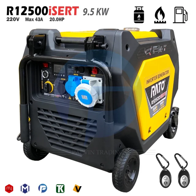 موتور برق سه گانه سوز راتو مدل R12500iSERT سوپر سایلنت