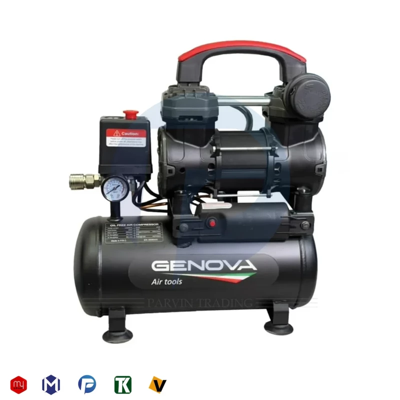 کمپرسور 10 لیتری سایلنت جنووا مدل 810BF10