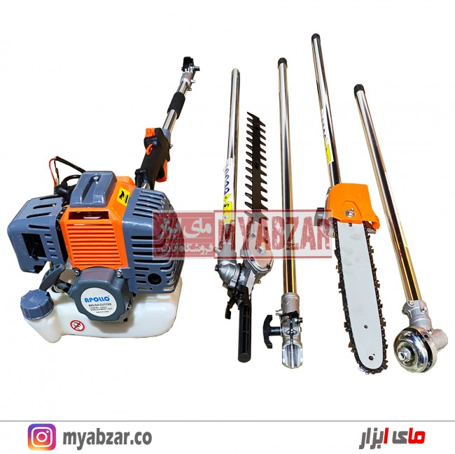 دستگاه علف تراش و شاخه بر 4 کاره آپولو مدل APOLLO IE44-5F