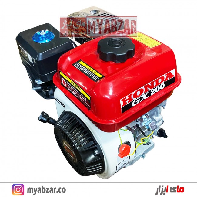موتور تک بنزینی هوندا 6.5 اسب مدل GP200 (چینی)