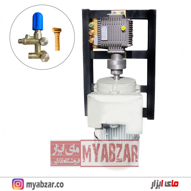 کارواش صنعتی 110 بار برتولینی با الکتروموتور الکتروژن