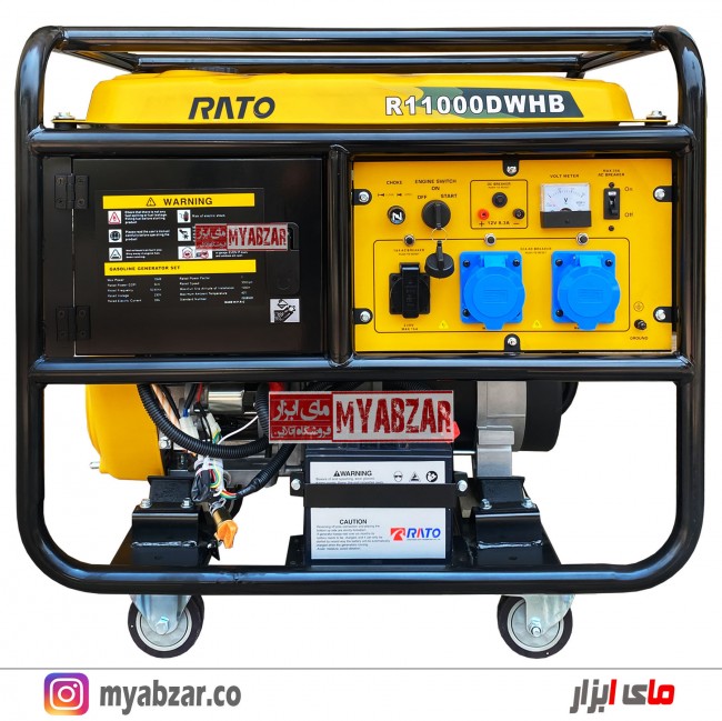 موتوربرق راتو 10 کیلووات مدل RATO R11000DWHB (تکفاز)