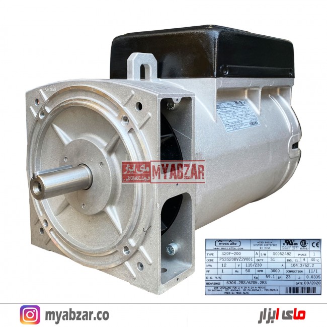 ژنراتور ۱۲ کاوا مکالته ایتالیا مدل S20F-200A