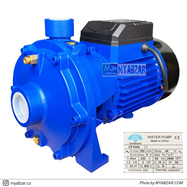 پمپ 2 اسب 2 پروانه دیاموند مدل CF1500