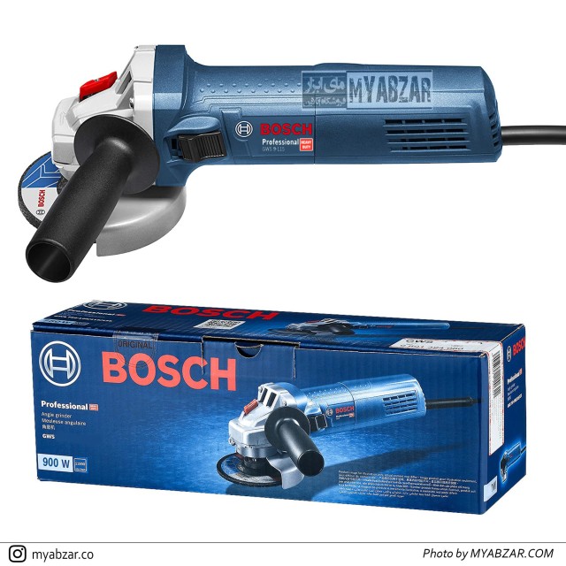 مینی فرز بوش 900 وات مدل GWS 9-115