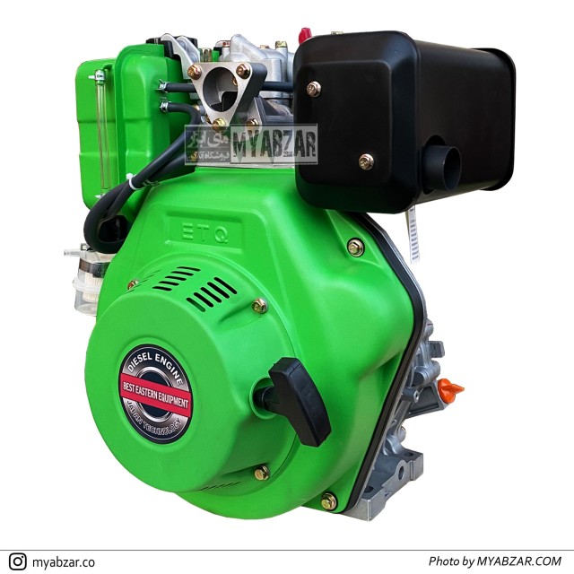 موتور تک 12 اسب گیربکسی ETQ مدل 186FASE