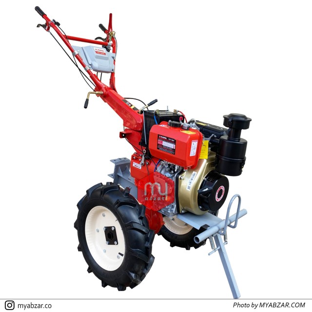 تیلر کلتیواتور 12 اسب کاما کاما اورجینال(شاسی - موتور - گیربکس کاما اصلی)