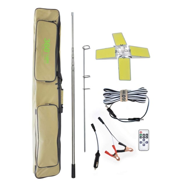 چراغ کمپینگ 4 پر 360 لایت مدل FR-14 COB RF