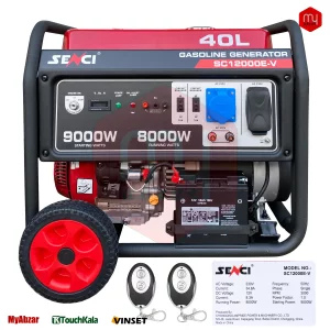 موتور برق سنسی 9 کیلووات مدل SC12000EV ریموت استارت