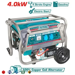 موتور برق توتال 4 کیلووات استارتی مدل TP14000DES