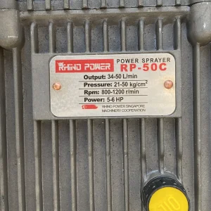 سمپاش زنبه ای موتوژن 3 اسب با پمپ رینهو پاور مدل RP50