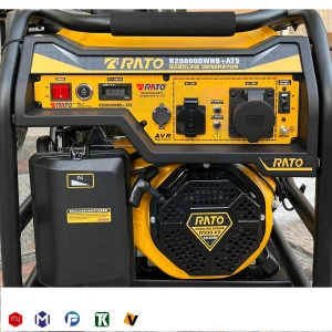 موتور برق راتو 9.5 کیلووات مدل R20800DWHB+ATS با تابلو اتوماتیک