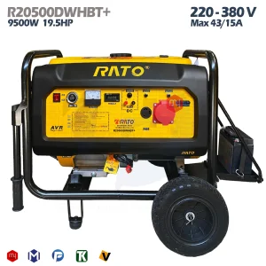 موتور برق راتو 9.5 کیلووات مدل R20500DWHBT تکفاز و 3 فاز