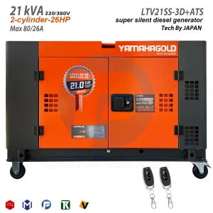 دیزل ژنراتور یاماها 21 کاوا سوپرسایلنت مدل LTV21SS-3D