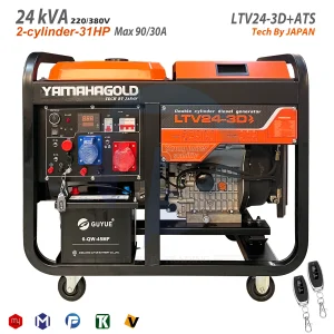 موتور برق گازوئیلی یاماها 24 کاوا مدل LTV24-3D