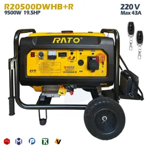 موتور برق بنزینی راتو 9.5 کیلووات مدل R20500DWHB+R ریموت استارت