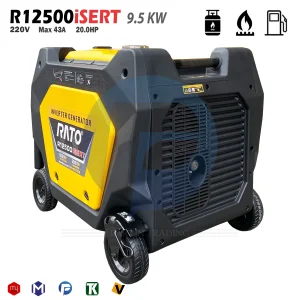 موتور برق اینورتری راتو 9.5 کیلووات مدل R12500iSERT  ریموت استارت