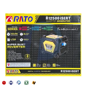 موتور برق اینورتری راتو 9.5 کیلووات مدل R12500iSERT ریموت استارت