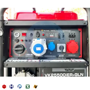 موتور برق سه گانه سوز واکسون 15 کیلووات مدل VK25500iER+GLN