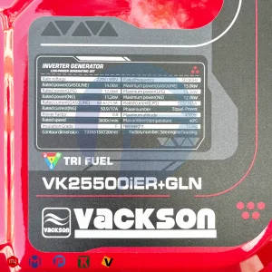 موتور برق سه گانه سوز واکسون 15 کیلووات مدل VK25500iER+GLN