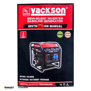 موتور برق سه گانه سوز واکسون 6.5 کیلووات مدل VK15500iER+GLN ریموت استارت
