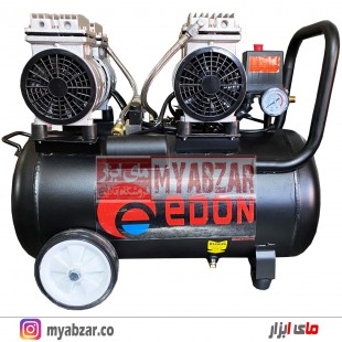 کمپرسور باد 2 موتوره ادون 50 لیتری سایلنت مدل ED5502A-50L