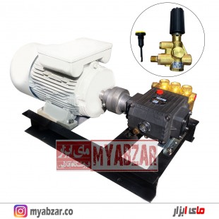 کارواش صنعتی تک فاز 100 بار اینترپمپ با الکتروژن ایران