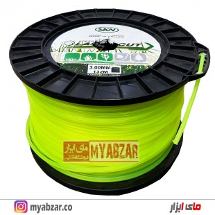 نخ علف زن 3 میل 4 گوش فسفری 132 متری فرانسه LASER CUT