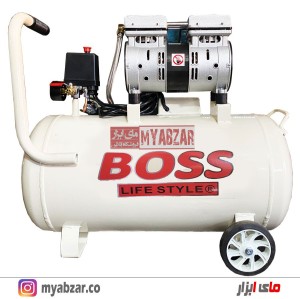 کمپرسور باد 30 لیتری سایلنت باس مدل BS-900