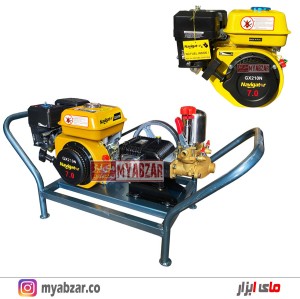 سمپاش زمبه ای نویگیتور 7 اسب و پمپ رینوپاور 45 بار طرح