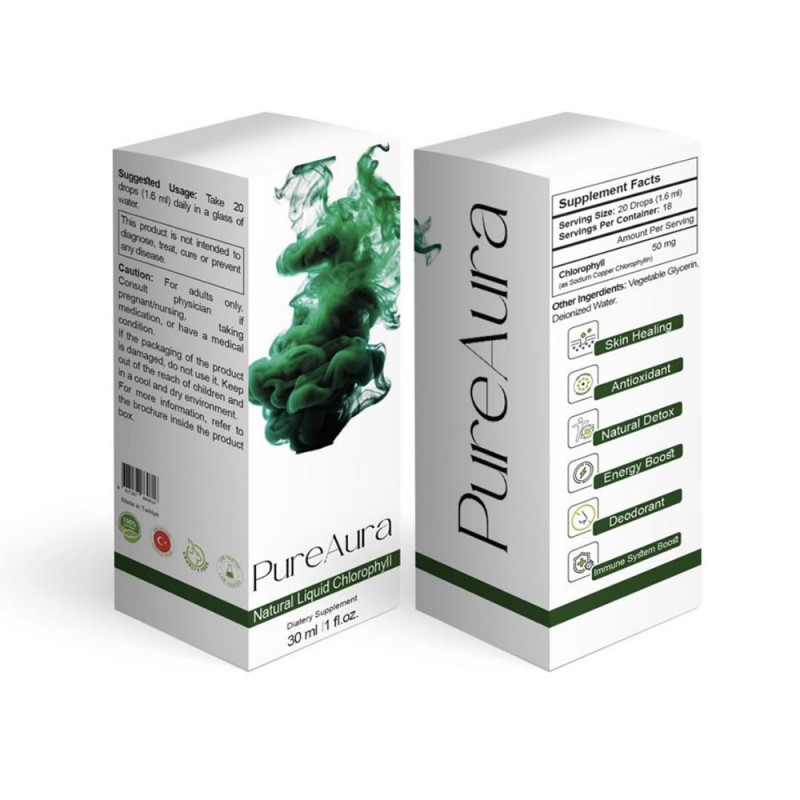 کلروفیل مایع Pure Aura Chlorophyll (30 میل)