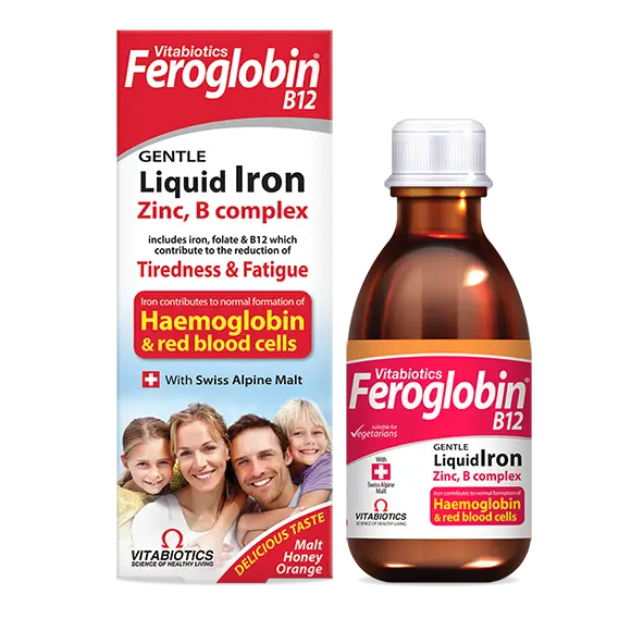 شربت آهن فروگلوبین Feroglobin ویتابیوتیکس (200 میل)