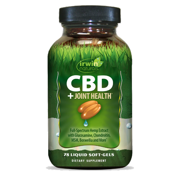 سافت ژل تقویت مفاصل + عصاره شاهدانه CBD +Joint Health Irwin Naturals ایروین نچرالز (78 عددی)