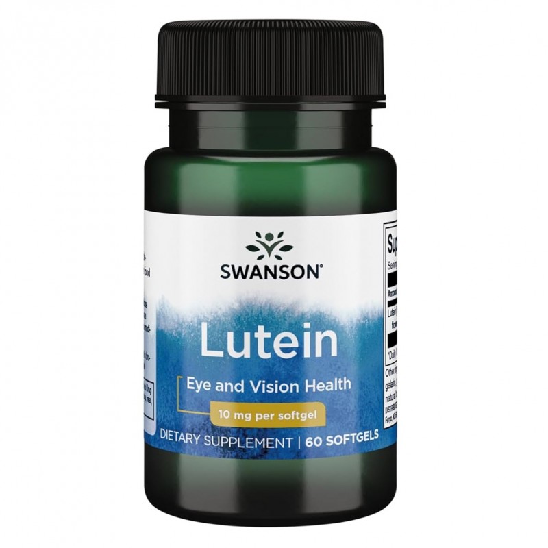 سافت ژل لوتئین Swanson Lutein 10mg سوانسون (60 عددی)