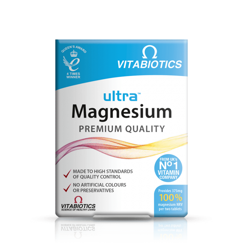 قرص الترا منیزیم سیترات Vitabiotics Ultra Magnesium ویتابیوتیکس (60 عددی)