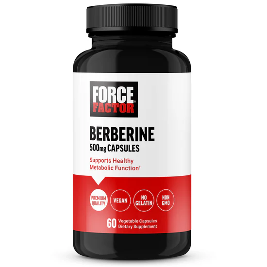 قرص کاهش قند خون بربرین Force Factor Essentials Berberine 500mg (60 عددی)
