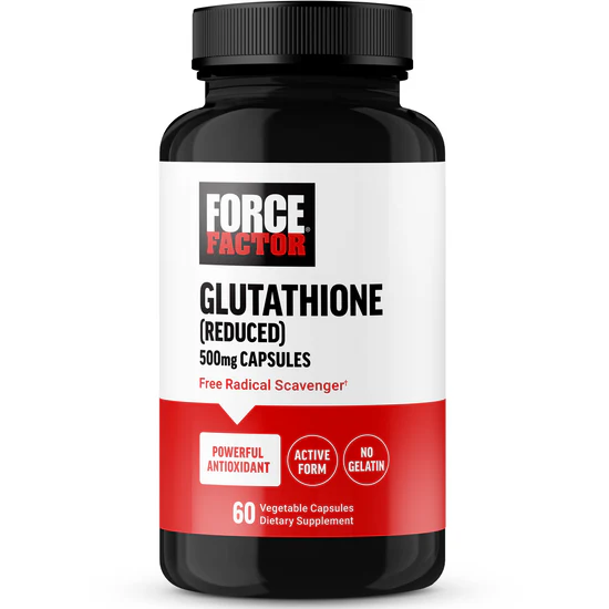 کپسول گلوتاتیون  روشن کننده پوست Force Factor Glutathione 500mg (60 عددی)