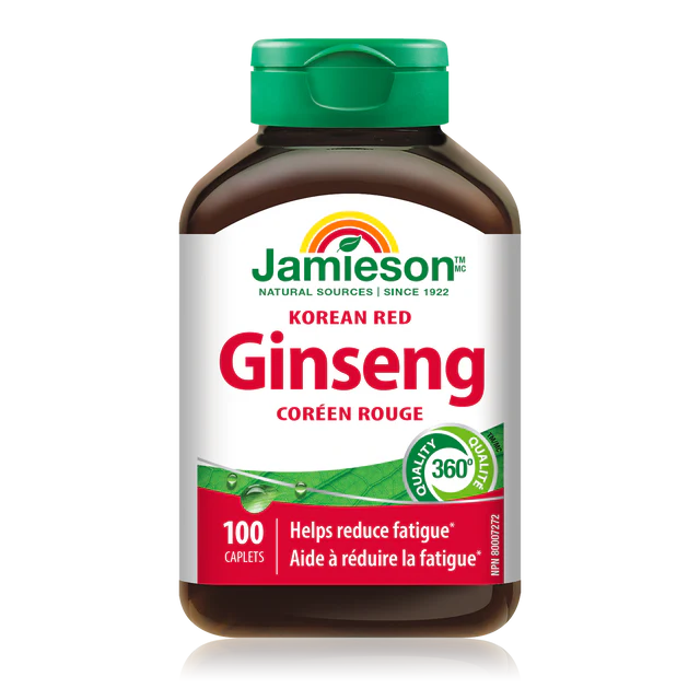 کپسول عصاره جینسینگ کره ای Jamieson Korean Red Ginseng جیمیسون (100 عددی)
