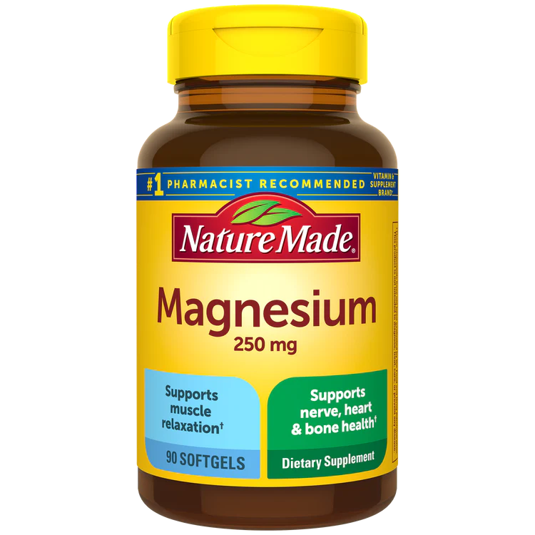 سافت ژل منیزیم اکساید NatureMade Magnesium Oxide 250mg نیچرمید(90 عددی)