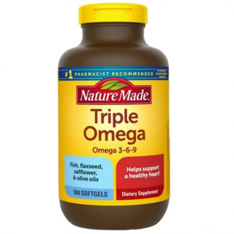 سافت ژل امگا 3-6-9 NatureMade Triple Omega نیچرمید(180 عددی)