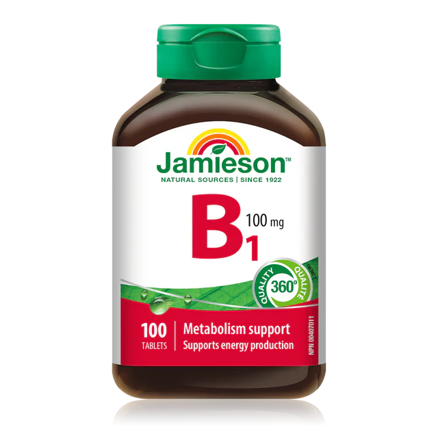 قرص Jamieson Vitamin B1 Thiamine 100mg جیمیسون (100 عددی)