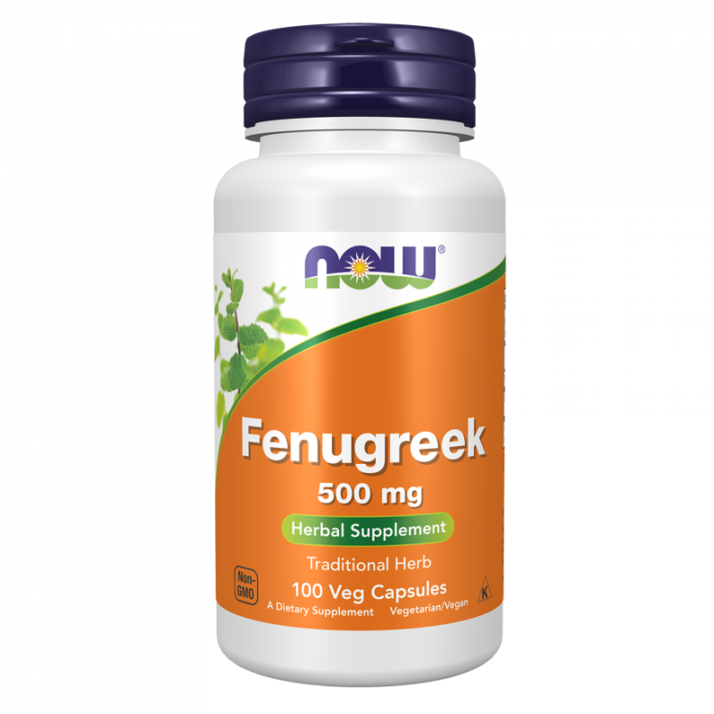 کپسول عصاره شنبلیله کاهش قند دیابت نوع 2 NOW Fenugreek Seed 500mg (100 عددی)