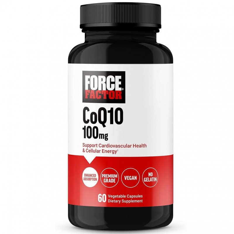 سافت ژل کوآنزیم  ForceFactor Coenzyme Q10 100mg (60 عددی)