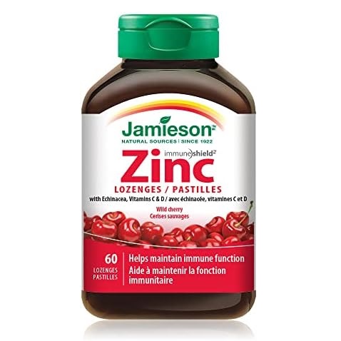 پاستیل زینک طعم دار Zinc 10mg + C 100mg جیمیسون (60 عددی)