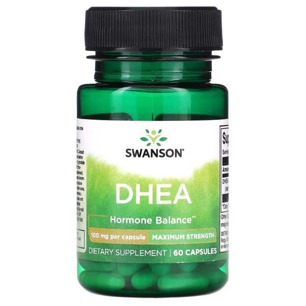 کپسول Swanson DHEA 100mg سوانسون (60 عددی)