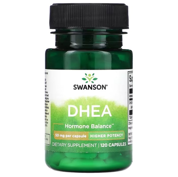 کپسول Swanson DHEA 50mg سوانسون (120 عددی)
