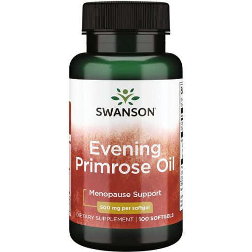 سافت ژل روغن گل مغربی Swanson Evening Primrose Oil 500mg سوانسون (100 عددی)
