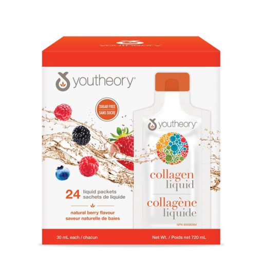 مایع کلاژن هیدرولیز شده Youtheory Collagen 5.000mg یوتئوری (24 عدد 30 میل)