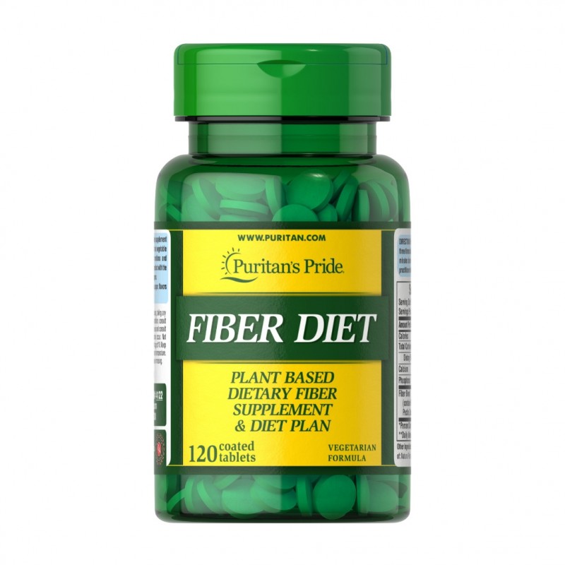 قرص فیبر Puritan's Pride Fiber Diet پوریتان پراید (120 عددی)