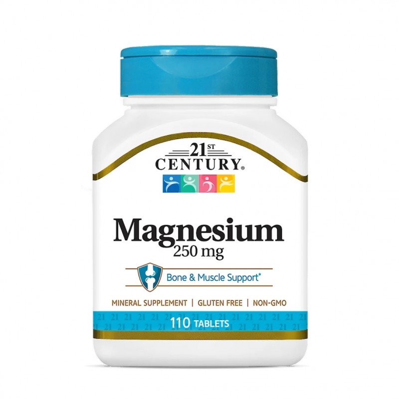 قرص کلسیم کربونات و منیزیم اکساید 21Century Calcium Carbonate & Magnesium Oxide قرن 21 (110 عددی)